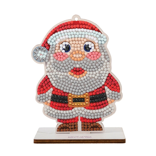 Crystal Art Ornament Kit - Santa