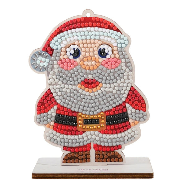 Crystal Art Ornament Kit - Santa