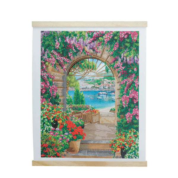 Crystal Art Scroll Kit - Window to Paradise