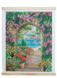 Crystal Art Scroll Kit - Window to Paradise