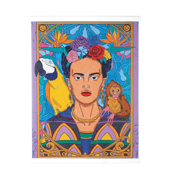 Crystal Art Scroll Kit - Frida Kahlo