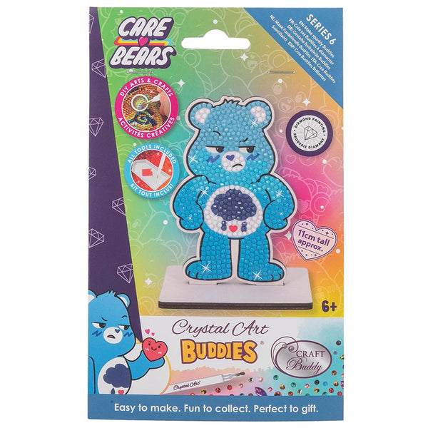 Craft Buddy Crystal Art Buddies - Care Bears, Grumpy