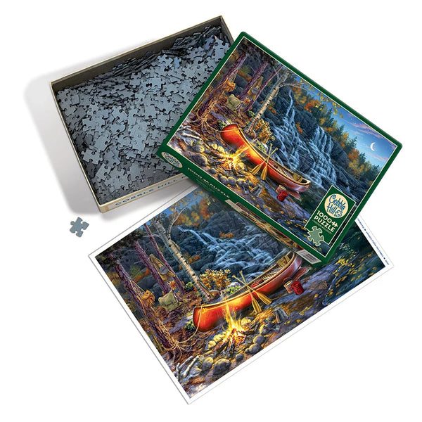 Cobble Hill 1000pc Puzzle - Waterfall Camp