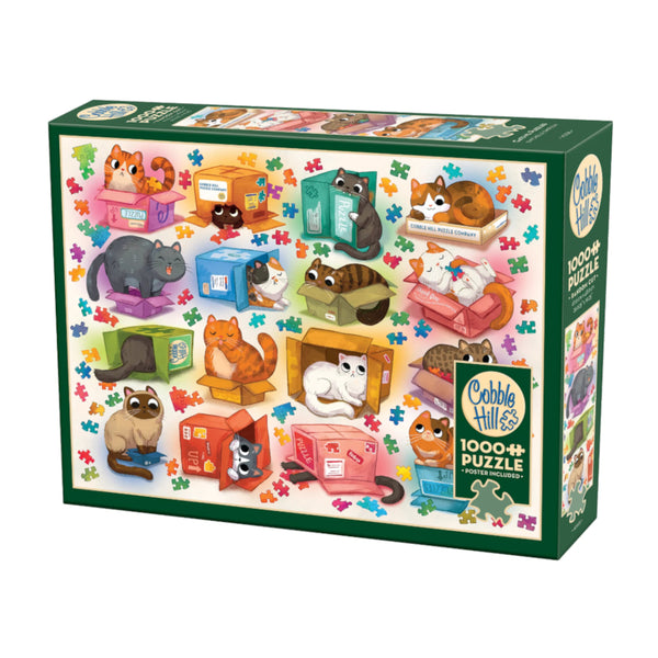 Cobble Hill 1000pc Puzzle - Cats vs. Puzzles