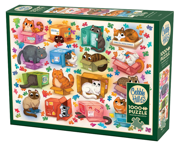 Cobble Hill 1000pc Puzzle - Cats vs. Puzzles