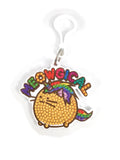 Crystal Art Bag Charm Fuzzballs - Caticorn, Meowgical