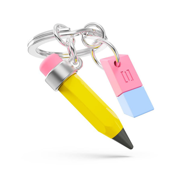 Metalmorphose Doodle Mini Pencil & Eraser Keychain