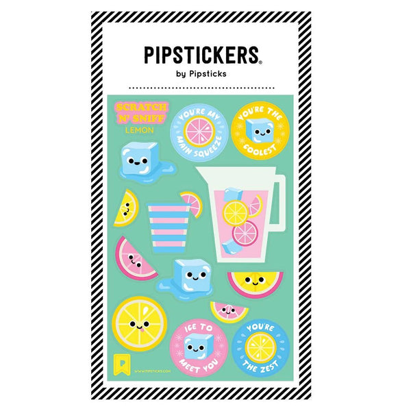 Pipsticks PipStickers Set - Scratch n' Sniff You're the Coolest, Lemon Scent