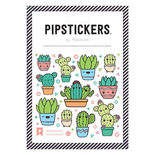 Pipsticks PipStickers Set - Smiling Succulents