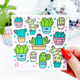 Pipsticks PipStickers Set - Smiling Succulents