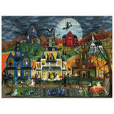 Pomegranate 1000pc Puzzle - Halloween Spooky Street
