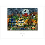 Pomegranate 1000pc Puzzle - Halloween Spooky Street