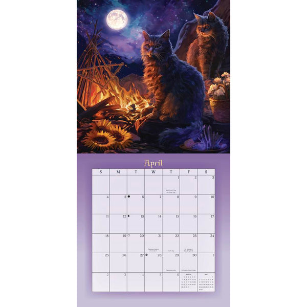 Llewellyn 2027 Wall Calendar - Mystical Cats