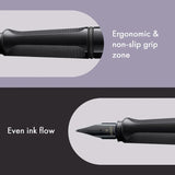 Lamy Safari Fountain Pen, Fine Nib - Special Edition Meteorite