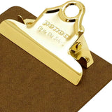 Penco Cheque-Sized Clipboard - Gold Clip