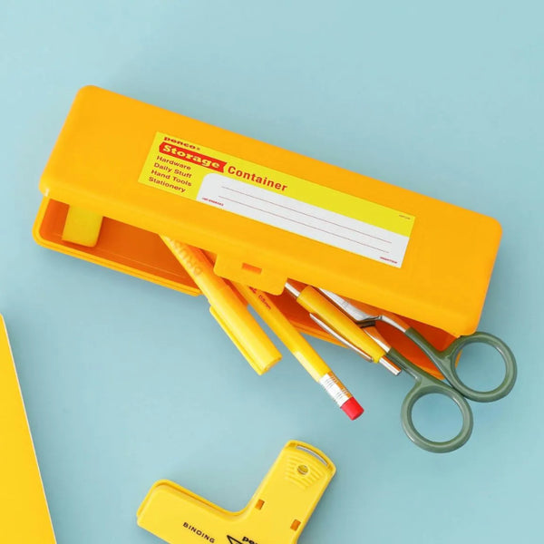 Penco Storage Container Pen Case - Yellow