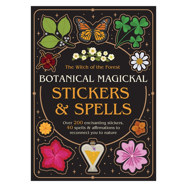 Botanical Magickal Stickers & Spells Book