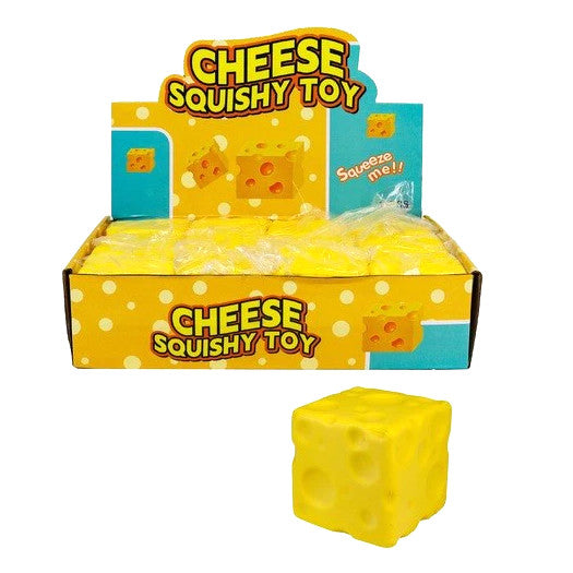 Zibbers Squishy Slow-Rise Fidget Stress Toy - Swiss Cheese