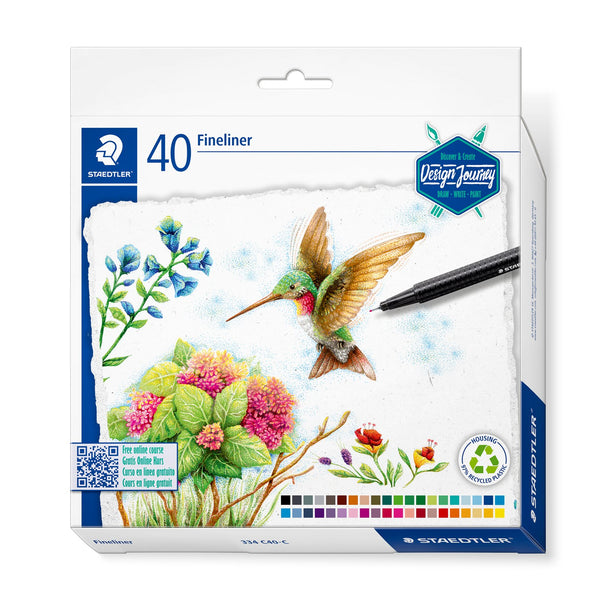 Staedtler Triplus Fineliner Maker 40pk Set