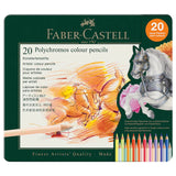 Faber Castell Polychromos Artists' Colour Pencils - Tin of 20