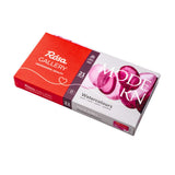Rosa Watercolour Metal Case Set of 21 - Modern