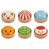 CTG Fidget Stress Toy, Squishy Dumpling Surprise - Christmas, Assorted