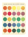Cavallini Mini (A6) Notebook Set 3pk - Colour Wheel, Mixed Paper 4x5.5" 96pg