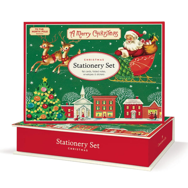 Cavallini Stationary Set - Christmas