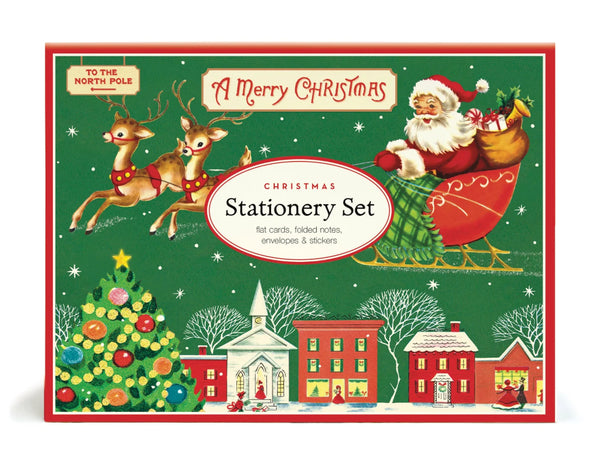Cavallini Stationary Set - Christmas