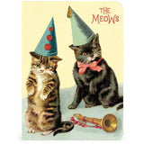 Cavallini Mini (A6) Notebook Set 3pk - Cats, Mixed Paper 4x5.5" 96pg