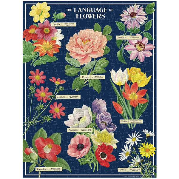 Cavallini 240pc Vintage Puzzle - Language of Flowers