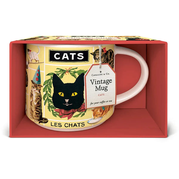 Cavallini Vintage Mug - Cats