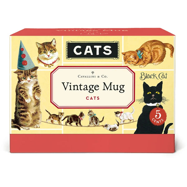 Cavallini Vintage Mug - Cats