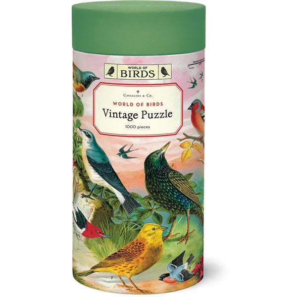 Cavallini 1000pc Vintage Puzzle - World of Birds
