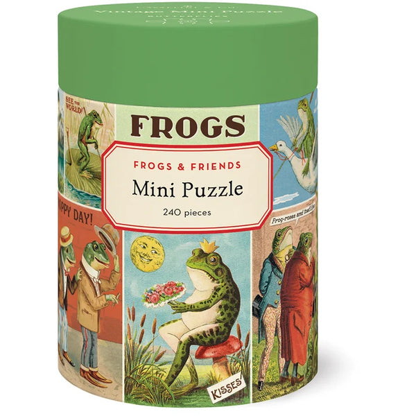 Cavallini 240pc Vintage Puzzle - Frogs & Friends