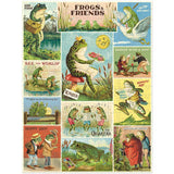 Cavallini 240pc Vintage Puzzle - Frogs & Friends