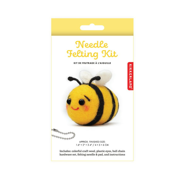 Kikkerland Felting Kit - Bumble Bee