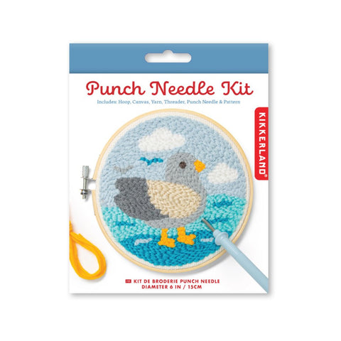 Kikkerland Punch Needle Kit - Pigeon