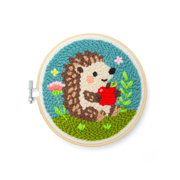 Kikkerland Punch Needle Kit - Hedgehog