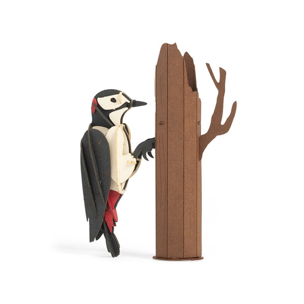Kikkerland 3D Wooden Puzzle - Woodpecker