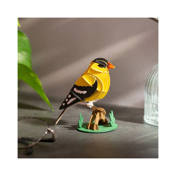 Kikkerland 3D Wooden Puzzle - American Goldfinch