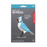 Kikkerland 3D Wooden Puzzle - Blue Jay
