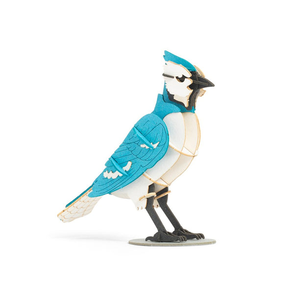 Kikkerland 3D Wooden Puzzle - Blue Jay