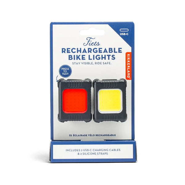 Kikkerland Fiets Rechargeable Bike Lights
