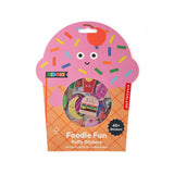 Kikkerland Kidoki Foodie Fun Puffy Stickers