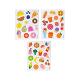 Kikkerland Kidoki Foodie Fun Puffy Stickers