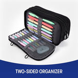 Zipit Half & Half Pencil Case - Rainbow