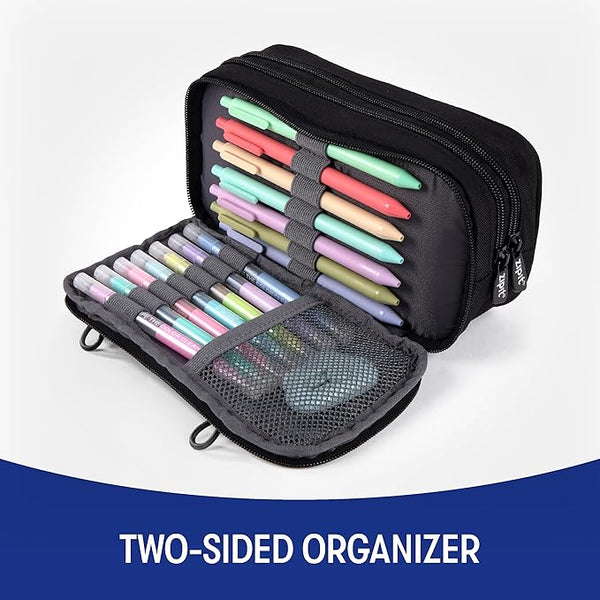 Zipit Half & Half Pencil Case - Rainbow