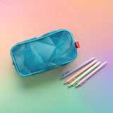 Zipit Meshup Pencil Case - Teal