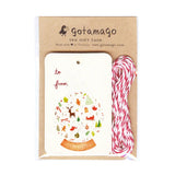 Gotamago Gift Tags 10pk Snowglobe